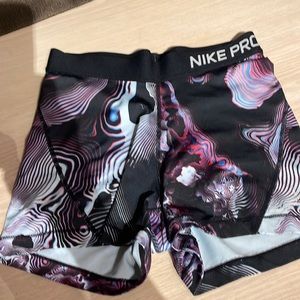 Nike pro, dry fit, size small compression shorts